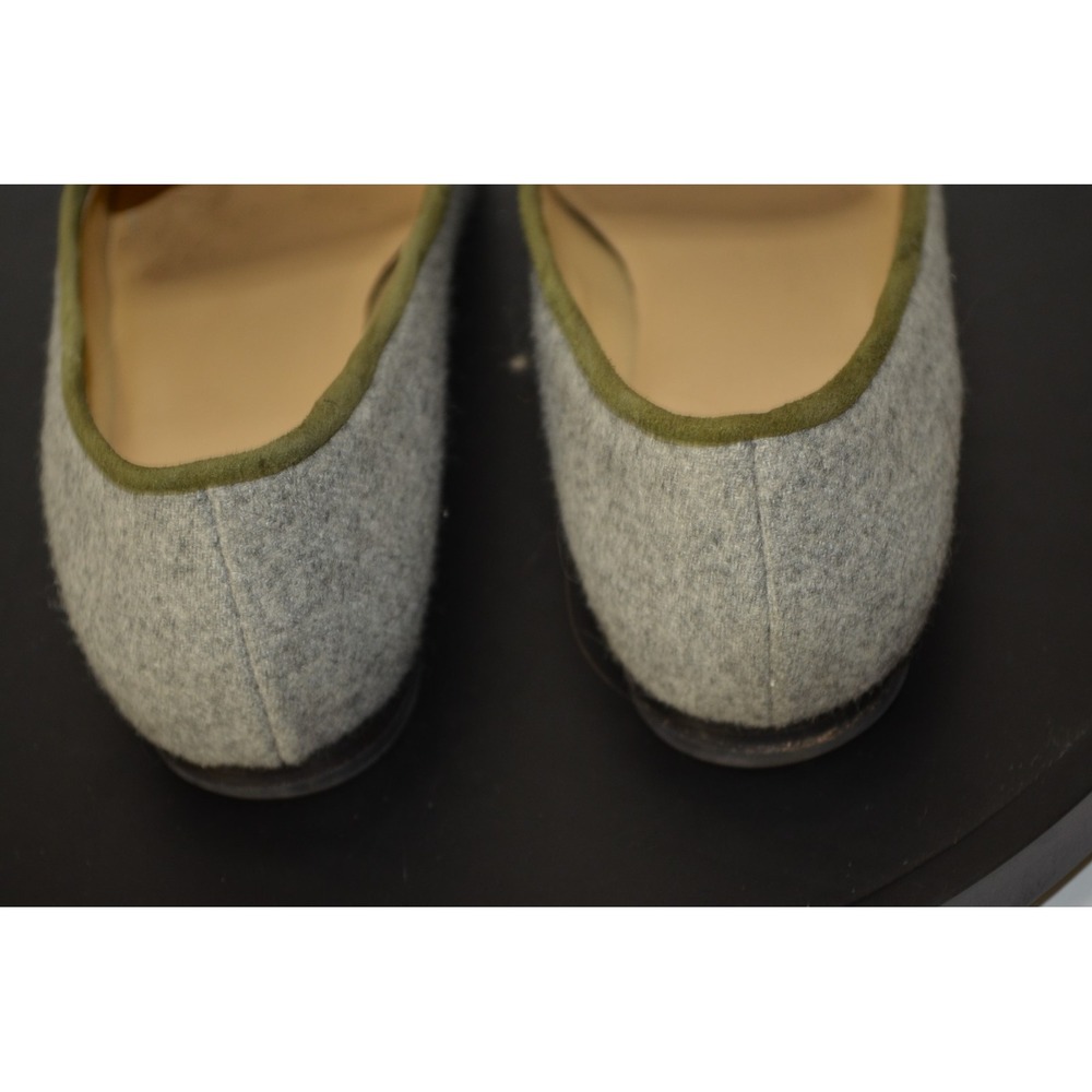 Cole Haan Sabrina Tassel Flannel Loafer Shoes Women's 7.5 B Gray / Green - Picture 5 of 7